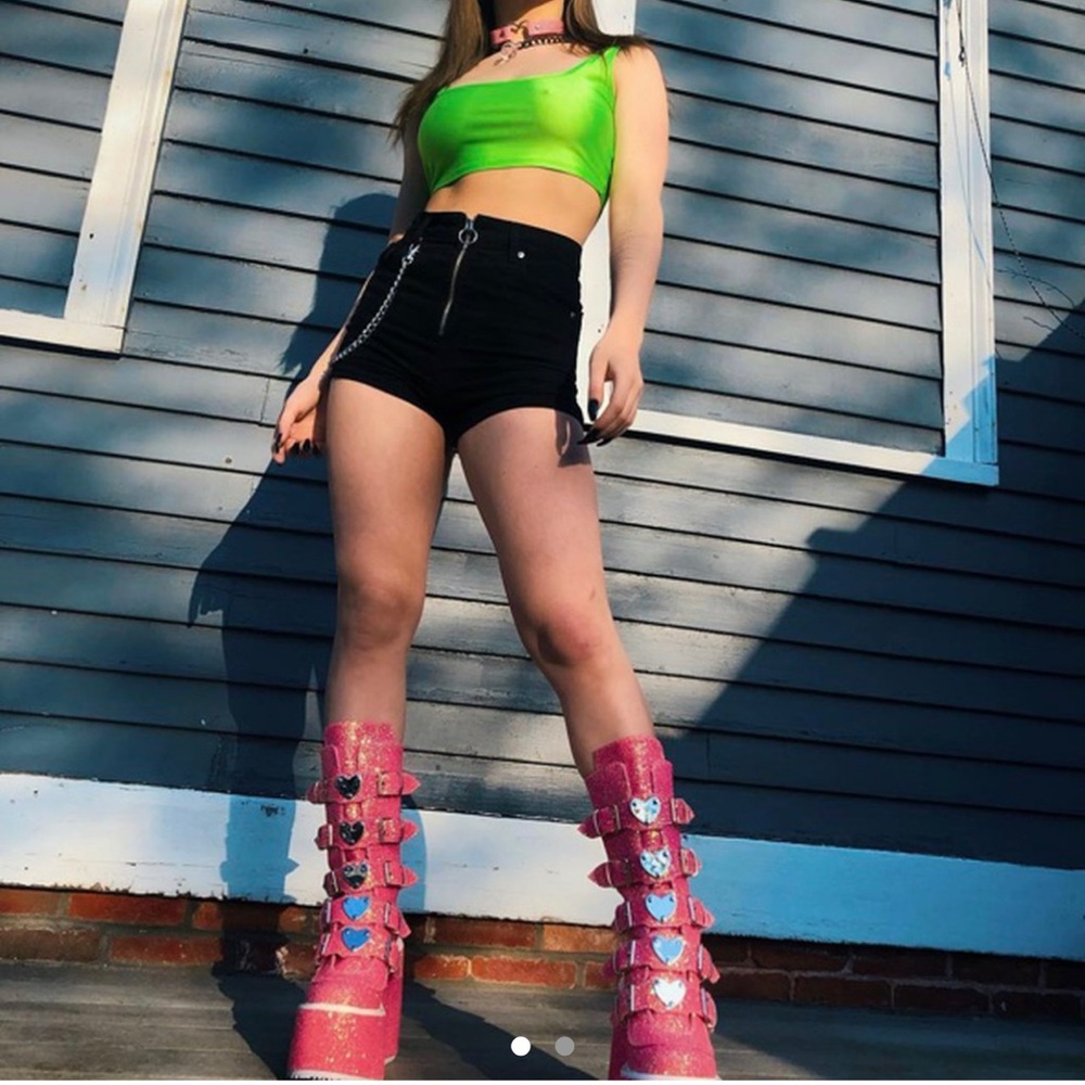 Neon Spandex Top
